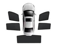 Car Sun Shade For MG ZS MK1 ZX ZST Astor 2017-2024 Mesh Sunshade Sun Protection Visor Anti-UV Magnetic Car Sunshield(5PCs Set)