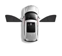 Car Sun Shade For Nissan For NV200 M20 2010~2016 Evalia 2011 Windows Visor Privacy Covers Black Foldable Full Coverage Sunshade Window Shades(Front Side Windows)