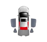 Car Sun Shade For Opel Vauxhall Antara Astra J 2009-2020,Front Rear Side Window Sunshades,Custom Magnetic Nylon Visor Curtain,AII-Black-5PCS Rear+Train+Back