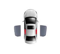 Car Sun Shade For Peugeot 2008 P24 2020-2023 2024 Magnetic Car Sunshade Shield Front Windshield Curtain Rear Side Sun Shade Visor Window Shades(2PCS Rear)