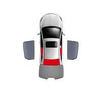Car Sun Shade For VW For Passat B6 For Sedan 2005-2011 Magnetic Car Sunshade Shield Front Windshield Rear Side Window Sun Shade Visor(3PCS R Train)