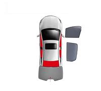 Car Sun Shade For VW For Tiguan For ALLSPACE For BW 2016-2024 Magnetic Car Sunshade Front Windshield Curtain Rear Side Baby Window Sun Shade Window Shades(5PCS Front Rear Back)
