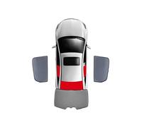 Car Sun Shade For VW For Tiguan For ALLSPACE For BW 2016-2024 Magnetic Car Sunshade Front Windshield Curtain Rear Side Baby Window Sun Shade Window Shades(3PCS)