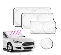 Car Sun Shade for Windshield,For BMW 1/2/3/4/5/6/7/8 Series i3 i3s i4 i7 i8 iX iX3,Shaft Foldable Sunshade Cover UV,Keep Vehicle Cooler,150x80cm