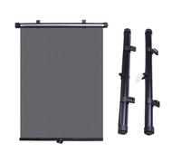 Car Sun Shade Side Cover, Automatic Retractable Roller Sunscreen Mesh for Heat Insulation and UV Protection, 40 x 45 cm, Black