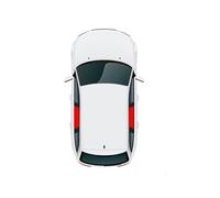 Car Sun Shade Sunshade Shield For Skoda For Kodiaq 2016-2024 Curtain Mesh Front Windshield Blackout Curtains Rear Seat Window Sun Shade Window Sunshade(Rear window 2Piece)
