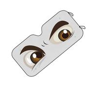 Car Sun Shade Windshield - 55.12x27.56-inch Foldable Sun Shade Keeps Interior Cool - Cartoon Eyes Vehicle Windshield Sunshade - for Sedan Truck SUV Automotive Vehicle Outdoor Summer Parking