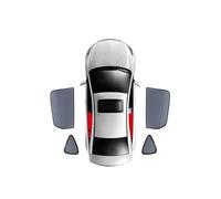 Car Sun Shades For Captur Mk2 2020-2024 Magnetic Car Sunshade Shield Front Windshield Curtain Rear Side Window Sun Shade Visor Car Window Shades(4pcs Rear Trian)