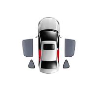 Car Sun Shades For VW For TOUAREG 7L 2002-2010 Front Windshield Curtain Rear Side Baby Window Sun Shade Visor Magnetic Car Sunshade Car Window Shades(L- 4PCS Front Rear)