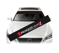 Car Sun Strip, for Peugeot 206 207 307 308 408 3008 5008 GT RCZ Car Windscreen SunStrip, Gloss Black, Windshield Sticker for Automobiles,C