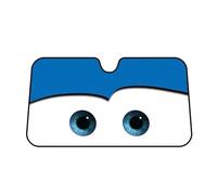 Car sun visor Car Solar Protection 4 Colors Eyes Heated Windshield Sunshade Window Windscreen Cover Sun Shade Auto Visor(Blue)