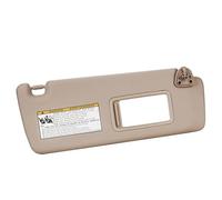 Car Sun Visor Car Sun Visor With Mirror UV Blocking Gray Left Right For Toyota For Highlander 2004-2007 74320-48260-A0 74310-48220-A0 Car Sun Blocker(Beige Right)