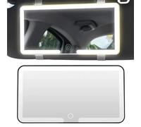 Car Sun Visor Car Vanity Mirror with 3 Modes Led Light, Rechargeable Womens Car Makeup Mirror for Universal Car Truck SUV #1