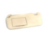 Car Sun Visor Car Visor Sunshade Car Front Visor Panel Makeup Mirror Driver Passenger Side Right Left Sun Visor Mirror(Beige Main driver)