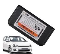 Car Sun Visor Card Holder - Auto Organizer Pocket, Credit Storage Sleeve, Adhesive Insert Clip, Driving License Keeper, Dashboard Access Accessory | Vehicle Interior Utility for Highway Bank Cards