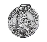 Car sun visor clips, car interior decoration with inspirational message, zinc sun visor clip, for automotive, trailer, truck, saloon, pickup, father, boyfriend, grandfather, uncle, neighbor,