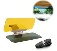 Car Sun Visor, Day and Night Anti Glare Visor,2 in 1 Polarized Sun Visor for Clearer Vision and Safety Driving,HD UV Filtering Eye Protector Car Accessories for Car, SUV, CRV, Vans
