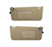 Car Sun Visor Driver Side Passenger Side Left Right Side For Accord 2008 2009 2010 2011 2012 2013 2014-2017(Beige,One pair)