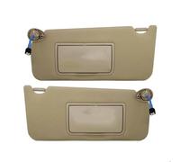 Car Sun Visor Driver Side Passenger Side Left Side Right Side For Accord 2013 2014 2015 2016 2017(Beige,One pair)
