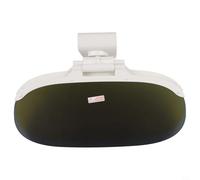 Car Sun Visor Extension for Day & Night Use - Polarized Anti-Glare Windshield Visor with UV Protection, 31.5 x 15 cm Large Size, Brown/Yellow Dual-M(S)