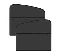 Car Sun Visor | Foldable Magnetic Washable Non-Slip - Window Sun Visor - for Interior Side , Sedan, Camper, Summer Parking, Road Trip