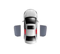 Car Sun Visor For BMW 5 Series F10 2009-2017 Magnetic Car Sunshade Visor Front Windshield Curtain Rear Side Baby Window Mesh Sun Shade Sun Visor(2PCS Rear)