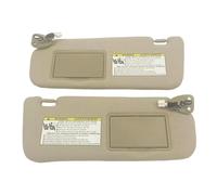 Car Sun Visor For Hyundai For Sonata 2006-2008 Left Driver Sunvisor Right Passenger Side Shade Front Sunshade Panel Car Sun Visor Extender(Beige 1 Pair)