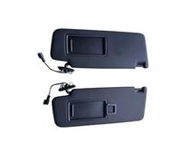 Car Sun Visor For Seat Arona Ateca Ibiza ST OE:5GG857551 Black Sunvisor Front Sun Visor Panel With Makeup Mirror(Black Pair)