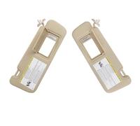 Car Sun Visor For Toyota For Highlander 2014-2019 with Makeup Mirror Left Driver/Right Passenger Side Beige 74320-0E074-A0