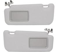 Car Sun Visor Front Panel 74320-12E00-B0 For Toyota For Corolla 2007 2008 2009 2010 2011 2012 2013 Sunshade Left Right Side Sun Visor(Gray 1 Pair)