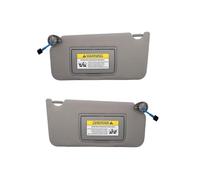 Car Sun Visor Grey Beige Driver Side Passenger Side Left Right Side Compatible For Honda Accord 2008 2009 2010 2011 2012 2013 2014-2017(Grey Left and Right)