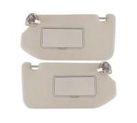Car Sun Visor Grey Beige Sun Visor Driver Side Passenger Side Left Right Side 96400-9PB0A 96401-9PB0A For Nissan For Pathfinder 2013-2018 Car Sun Blocker(Beige Left and Right)