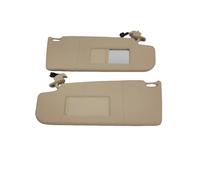 Car Sun Visor Interior Accessories Front Sunshade Panel For Seat For Leon 2000 2001 2002 2003 2004 2005 2006(Beige 2 pcs)