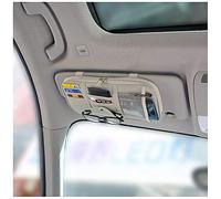 Car Sun Visor Organizer Bag,PU Leather Universal Auto Interior Accessories Pocket Organizer,Multi-Function Registration and Document Holder Pouch,Sunglasses Ticket Documents Pen Card Holder (Gray)