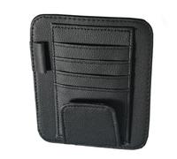 Car Sun Visor Organizer: Interior Vehicle Pocket, Car Glasses Clip, Sun Visor Storage Wallet, Multifunctional Card Holder | Stylish For Car Documents