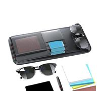 Car Sun Visor Organizer | Multi-Compartment Interior Organizer | Car Sun Storage Pocket - for Sedan Pickup Tractor Vehicles Trailer RV Automotive Document Driving License Insurance
