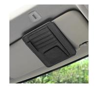 Car Sun Visor Organizer, Small Auto Visor Organizer and Storage, Registration and Document Holder, Vehicle Accessories for Sunglasses, Document, Card, Pen, Driver License (Black)