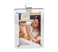 Car Sun Visor Photo Holder - Clear Acrylic Magnetic Clip, Compact Interior Trim Organizer, Heavy Duty Frame for Vehicles | Road Trip Accessories for Car, Van, Minivan, Daily Travel