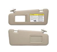 Car Sun Visor Replacement for Toyota Highlander 2008-2013 74310-48520-E0 74320-48490-E0, Left & Right Side Driver Passenger Sunshade Clip-On Interior Accessories, one pair