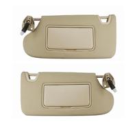 Car Sun Visor Shield Shade Sunshade With LED Lamp Left 964013TA2A Compatible For Nissan Altima 2013-2018 96401-3TA2A(Beige Left and right)