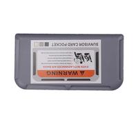 Car Sun Visor Storage Glasses Organizer Bill Wallet Holder Ticket Credit Card Clip Interior Storage