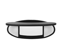Car Sun Visor, Sunshade Panel Vehicle Interior Shade, with Vanity Mirror, Anti Glare Sun Proof Visor Replacement For R55 R56 R60 2007-2014 (Black)