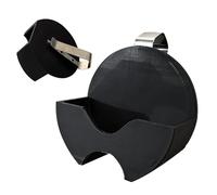 Car Sun Visor Tin Holder & Clip - Universal Interior Accessory For Mints, Tobacco Cans & Gear - Integrated Card & Ticket Holder - Space-Saving Van & Car Tidy For Commuting