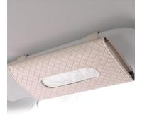 Car Sun Visor Tissue Box Holder, Sun Visor Tissue Holder, Car Napkin Dispenser for Tissue Box, Tissue Holder for Back Seat with Tissue Refill, Tissue Organ