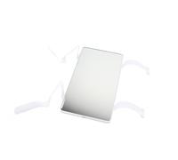 Car Sun Visor Vanity Mirror, Safety and Clear Image (White)
