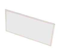 Car Sun Visor Vanity Mirror Stainless Steel Shatterproof | High-definition Mirror Surface, Stick-on Fit for Truck and Car Visors, White Finish, Sleek Interior Accessory