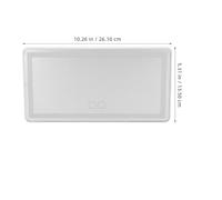Car Sun Visor Vanity Mirror with Lights, Rechargeable Makeup Mirror | Type-c 5v/2a Input, 12 Warm and 48 Cool Beads, White ABS Glass Build
