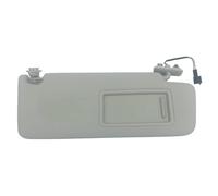 Car Sun Visor With Clip-on Vanity Mirror At The Front For VW For Golf 7 MK7 2013 2014 2015 2016 2017(Light Titanium Right)