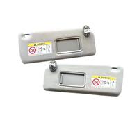 Car Sun Visor With Makeup Mirror Compatible For Toyota Land Cruiser Prado KDJ155/KDJ150 2009-2023 Grey Beige Driver Passenger Side Sunvisor(Gray 1 pair)