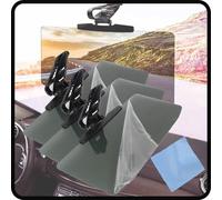 Car Sun Visor with Polarized Glare Protection, Polarized Sun Visor Extender for Car, Car Visor Extender Sun Blocker, Sun Glare Blocker for Driving, Anti Glare Sun Visor for Car (3pcs)
